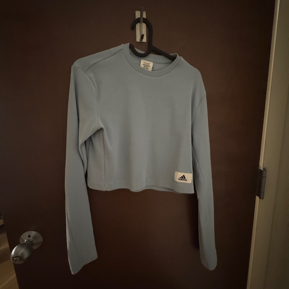 Adidas Women's Blue Long Sleeve Top